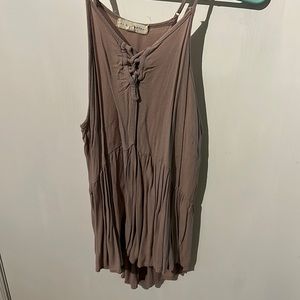 Flattering muave summer tank top